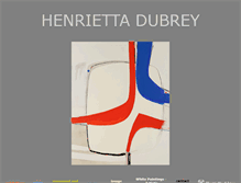 Tablet Screenshot of henriettadubrey.com